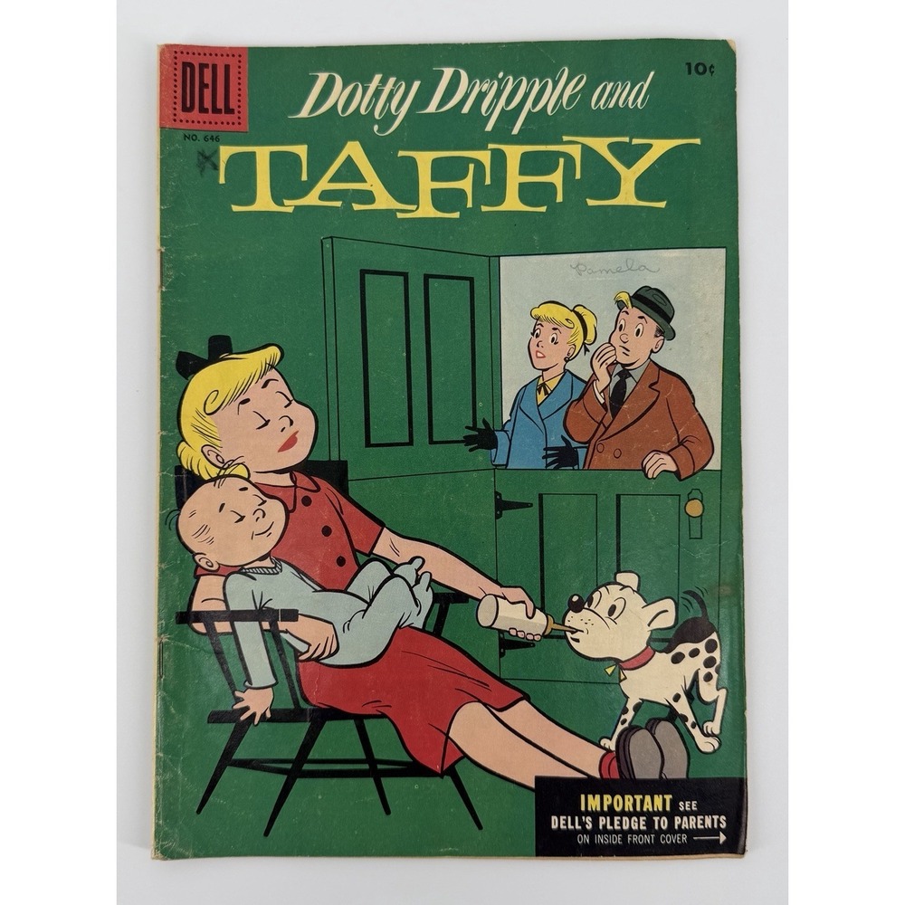 Dell Dotty Dripple and Taffy Comic Strip No. 646 Humor Vintage Single Issue